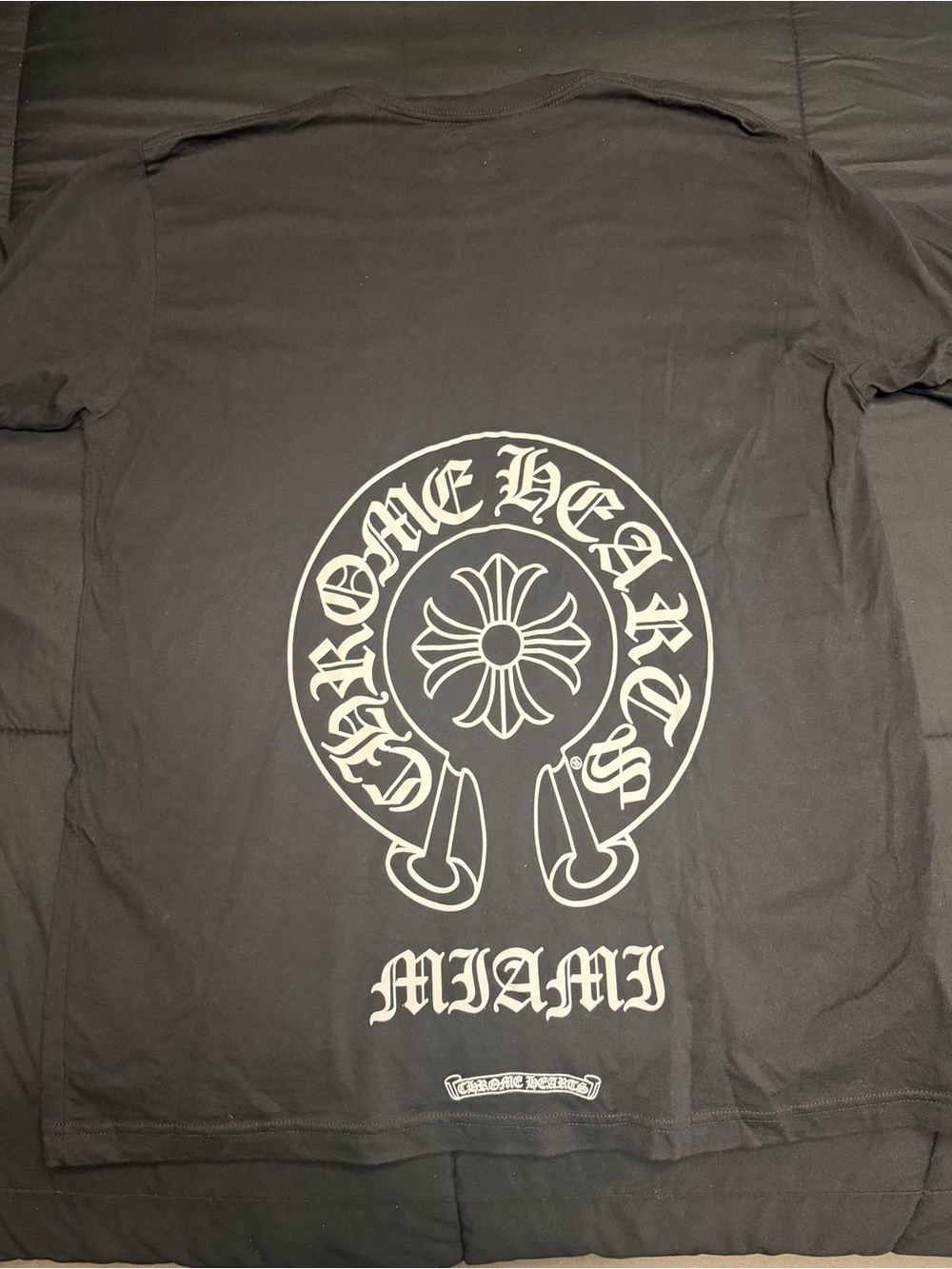 Chrome Hearts Miami Horseshoe Pocket T-Shirt Black XL